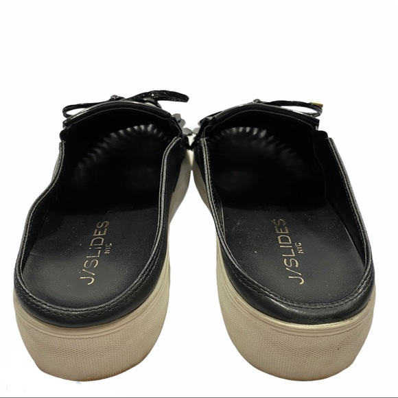 J Slides Amora Patent Leather Mules - Picture 4 of 5